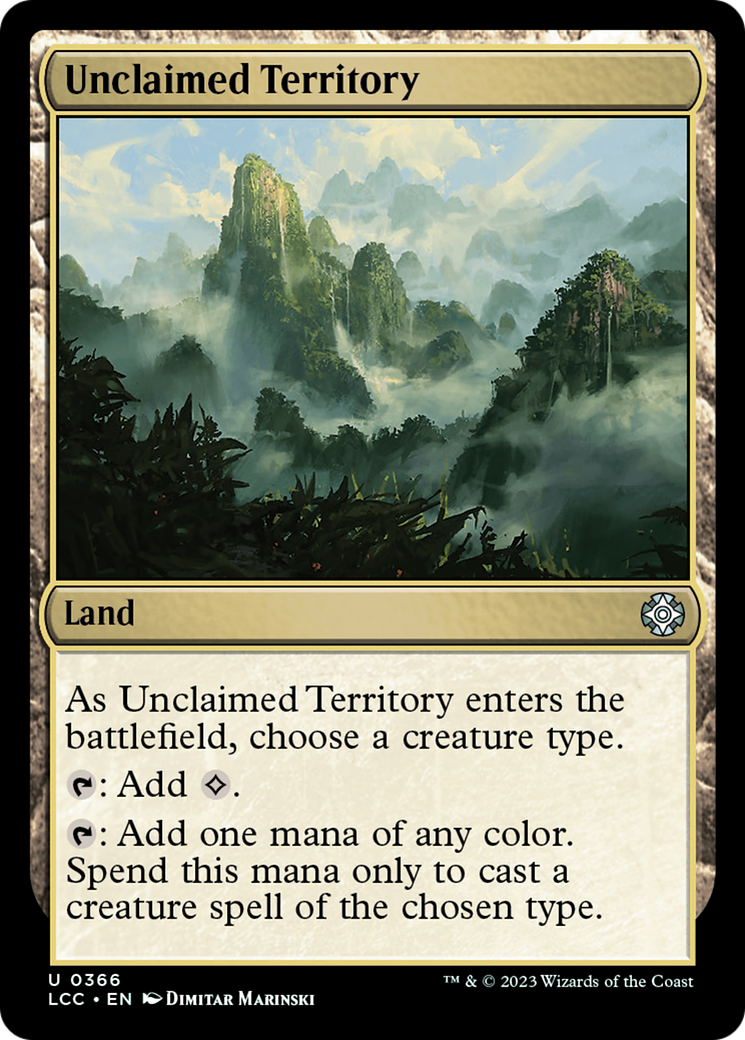 Unclaimed Territory [The Lost Caverns of Ixalan Commander] - Evolution TCG