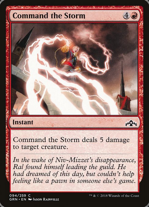 Command the Storm [Guilds of Ravnica] - Evolution TCG