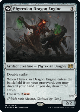 Phyrexian Dragon Engine [The Brothers' War] - Evolution TCG