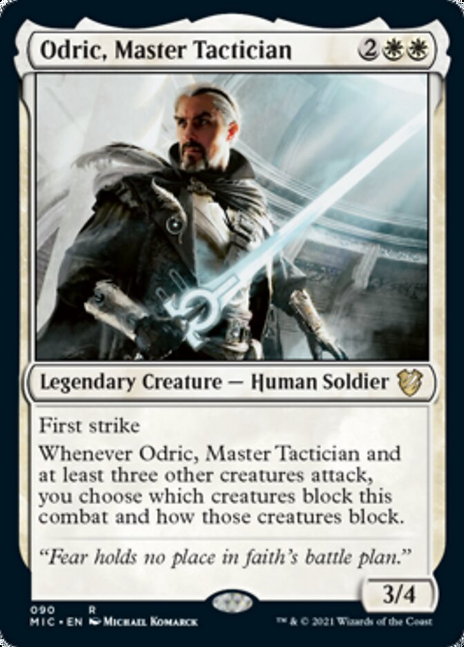 Odric, Master Tactician [Innistrad: Midnight Hunt Commander] - Evolution TCG