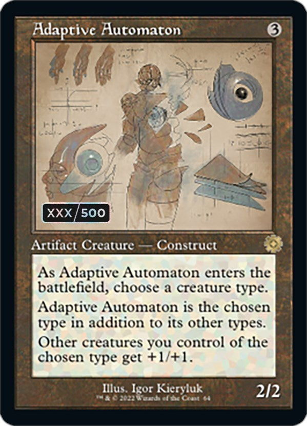 Adaptive Automaton (Retro Schematic) (Serial Numbered) [The Brothers' War Retro Artifacts] - Evolution TCG