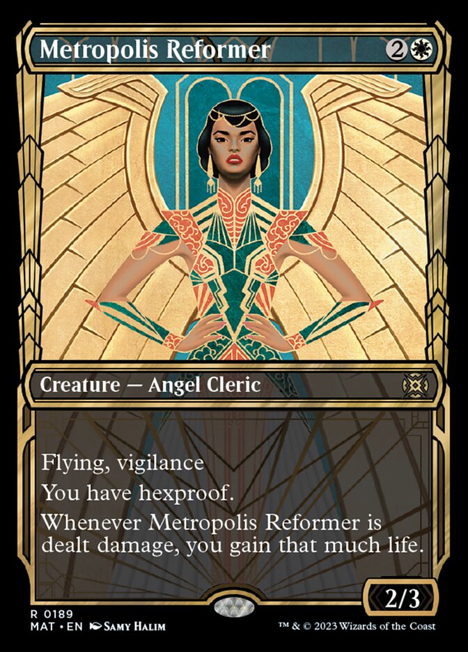 Metropolis Reformer (Showcase Halo Foil) [March of the Machine: The Aftermath] - Evolution TCG