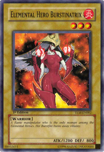 Elemental Hero Burstinatrix [TLM-EN002] Common - Evolution TCG