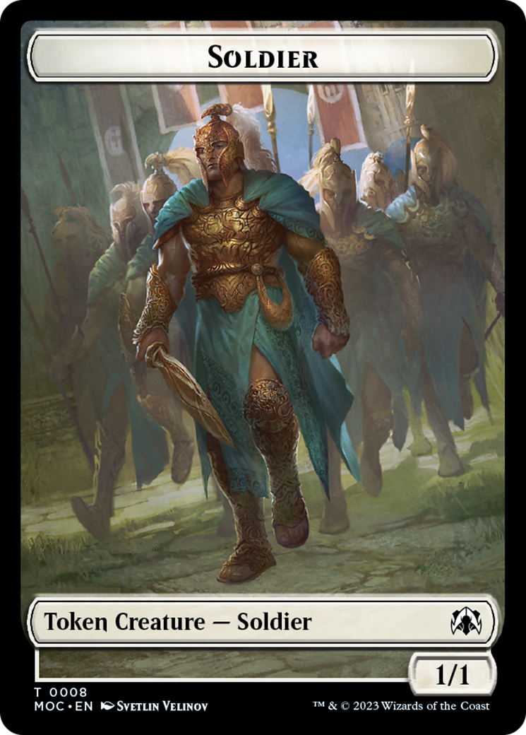 Soldier // Insect Double-Sided Token [March of the Machine Commander Tokens] - Evolution TCG