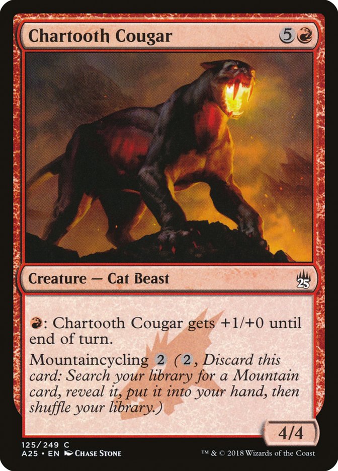 Chartooth Cougar [Masters 25] - Evolution TCG