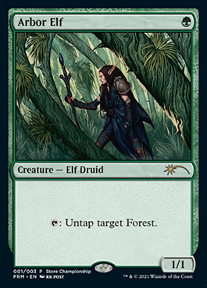 Arbor Elf [Wizards Play Network 2021] - Evolution TCG