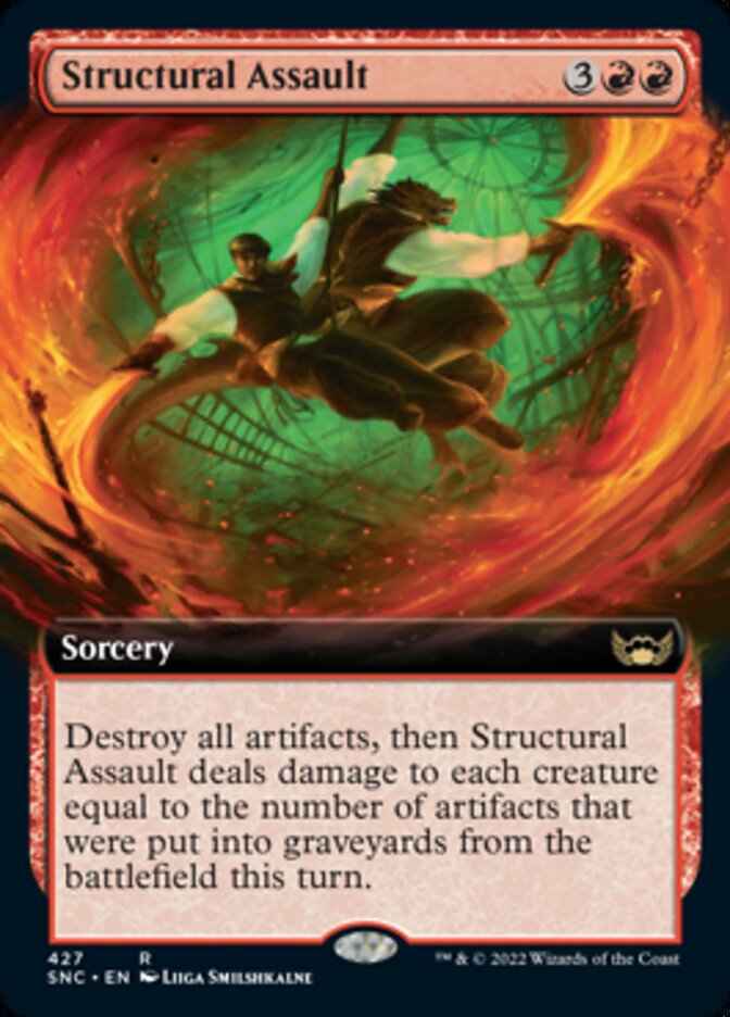 Structural Assault (Extended Art) [Streets of New Capenna] - Evolution TCG