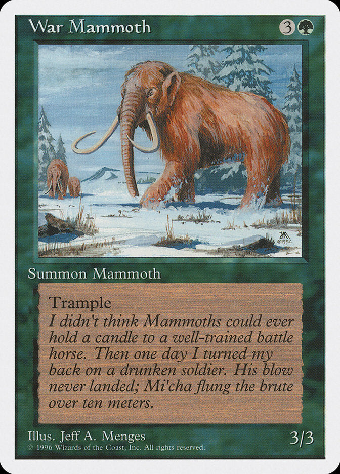 War Mammoth [Introductory Two-Player Set] - Evolution TCG