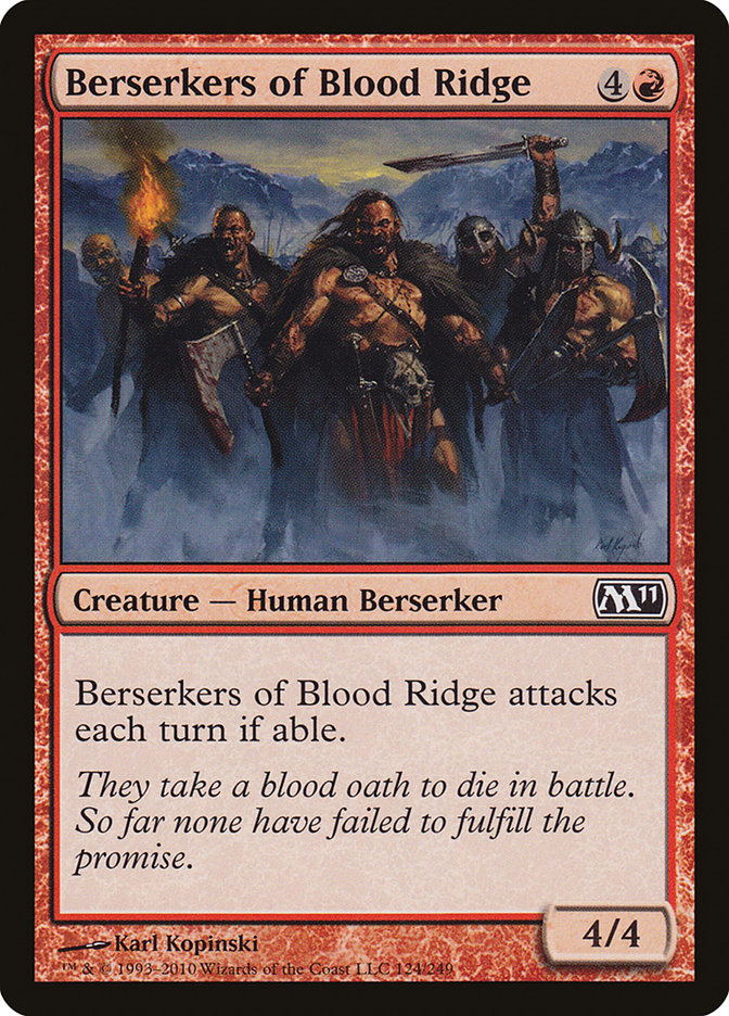 Berserkers of Blood Ridge [Magic 2011] - Evolution TCG