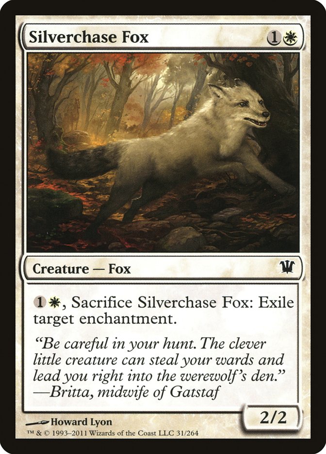 Silverchase Fox [Innistrad] - Evolution TCG