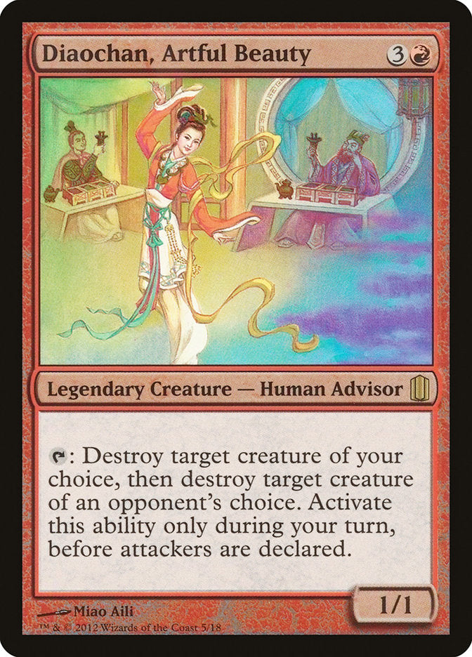 Diaochan, Artful Beauty [Commander's Arsenal] - Evolution TCG | Evolution TCG