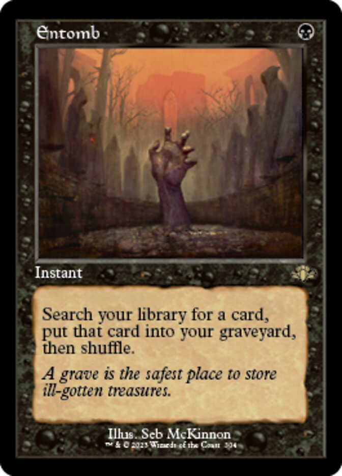 Entomb (Retro) [Dominaria Remastered] - Evolution TCG