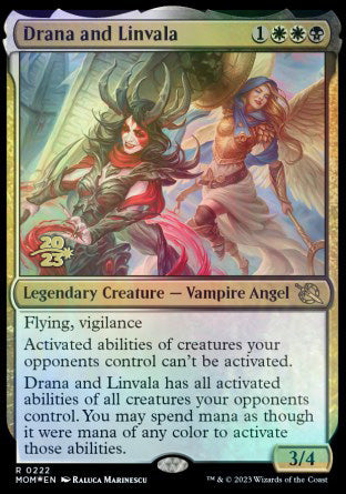 Drana and Linvala [March of the Machine Prerelease Promos] - Evolution TCG