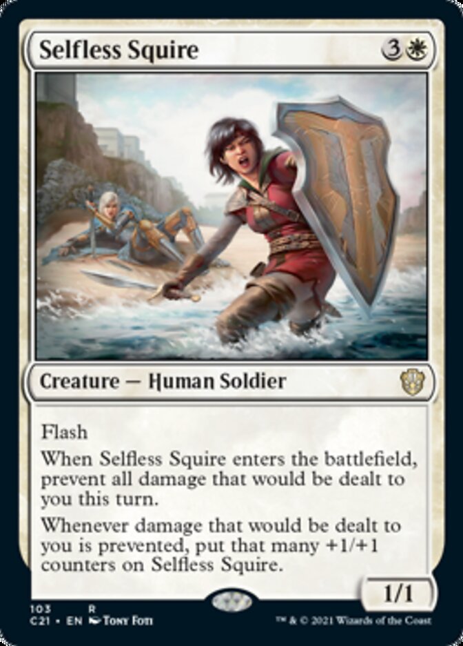 Selfless Squire [Commander 2021] - Evolution TCG