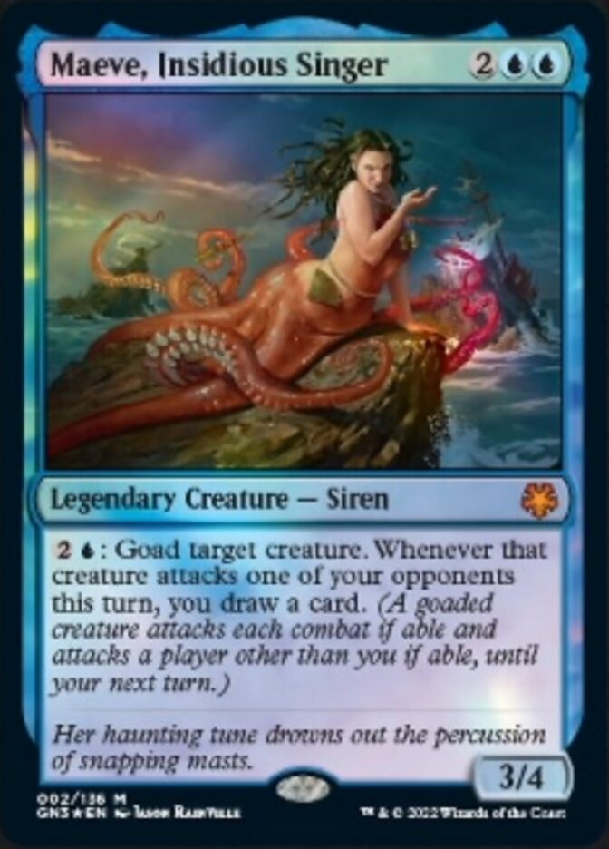 Maeve, Insidious Singer [Game Night: Free-for-All] - Evolution TCG
