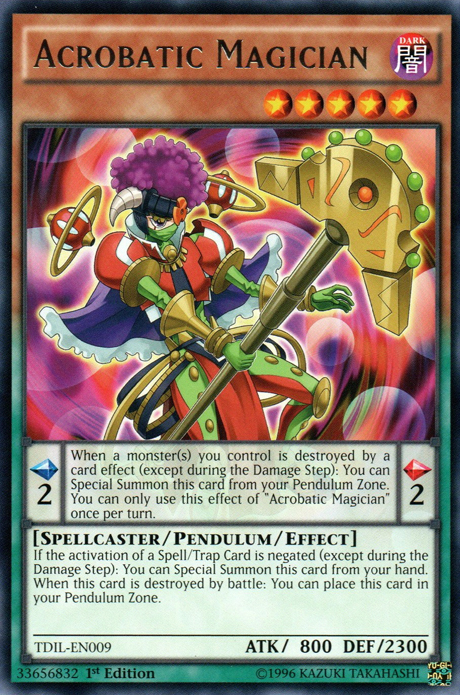 Acrobatic Magician [TDIL-EN009] Rare - Evolution TCG