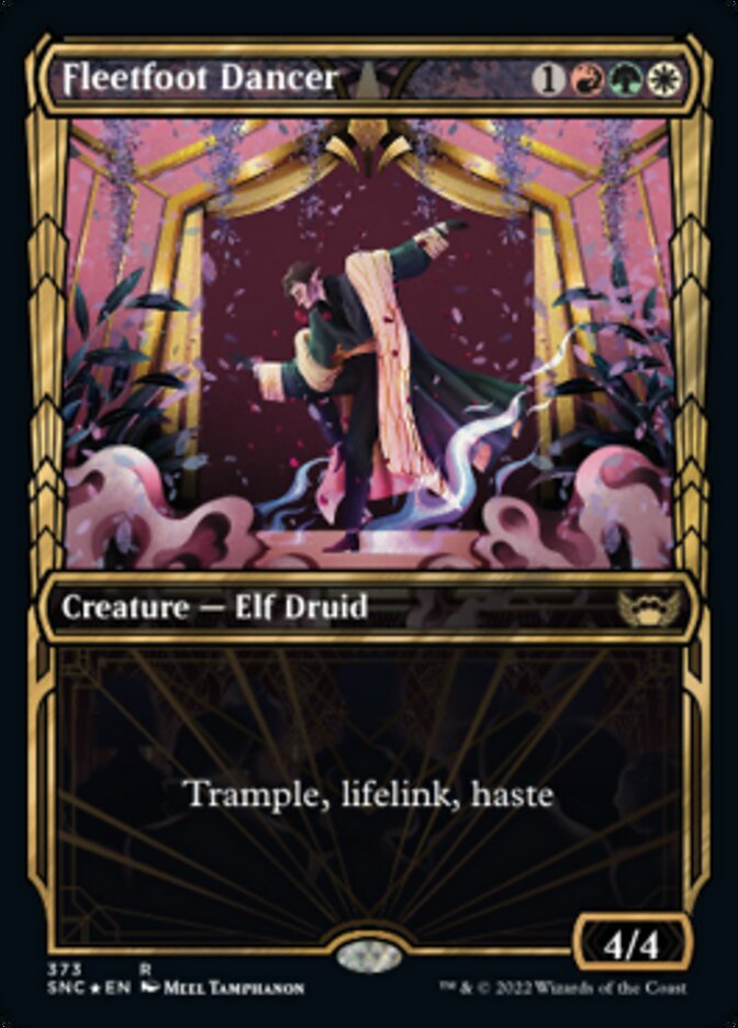 Fleetfoot Dancer (Showcase Golden Age Gilded Foil) [Streets of New Capenna] - Evolution TCG