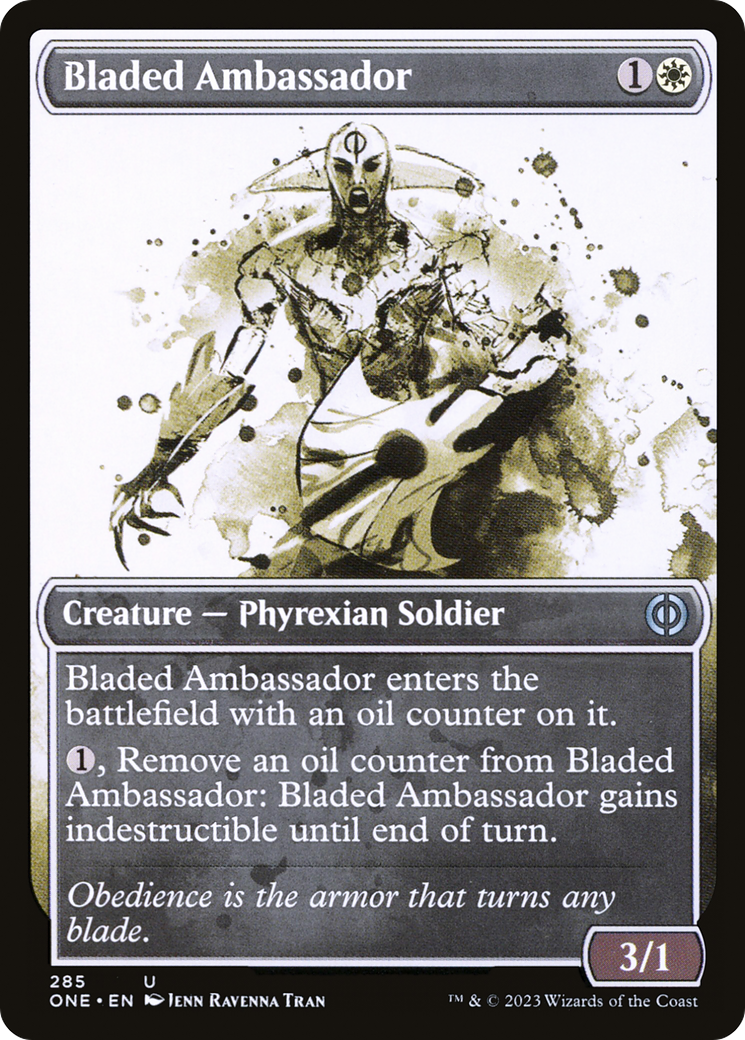 Bladed Ambassador (Showcase Ichor) [Phyrexia: All Will Be One] - Evolution TCG