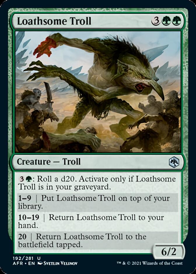 Loathsome Troll [Dungeons & Dragons: Adventures in the Forgotten Realms] - Evolution TCG