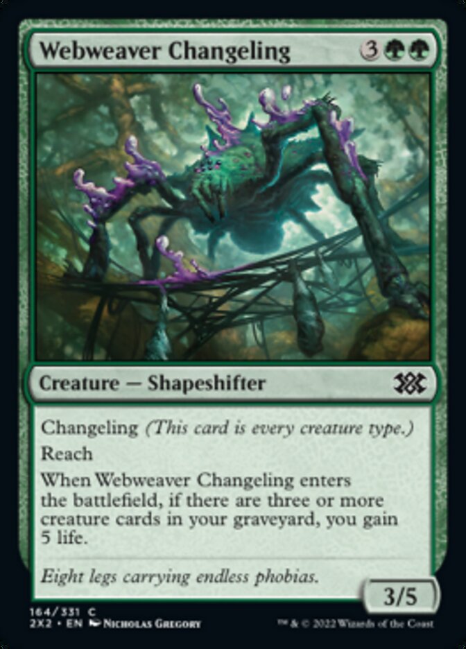 Webweaver Changeling [Double Masters 2022] - Evolution TCG