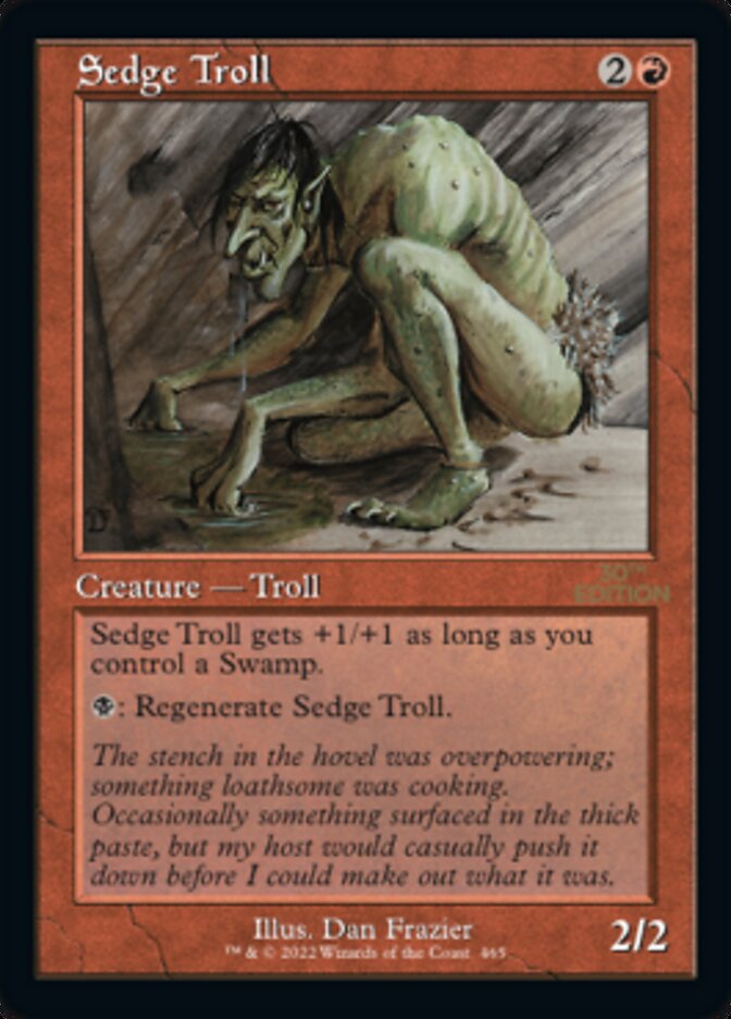 Sedge Troll (Retro) [30th Anniversary Edition] - Evolution TCG