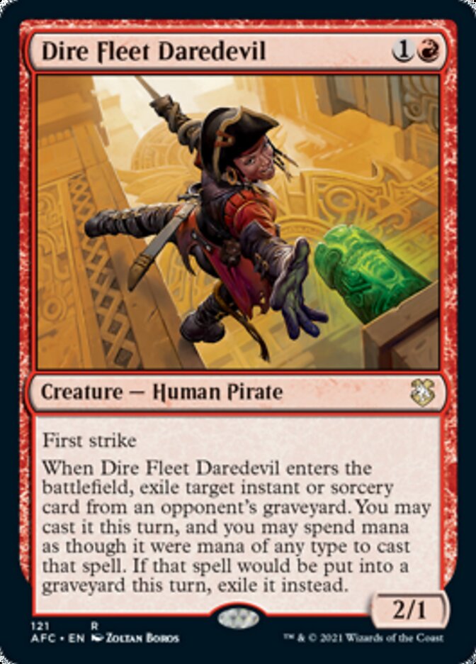 Dire Fleet Daredevil [Dungeons & Dragons: Adventures in the Forgotten Realms Commander] - Evolution TCG