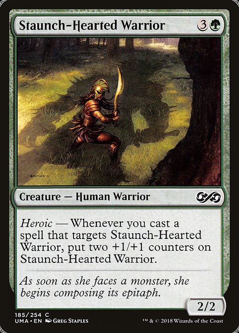 Staunch-Hearted Warrior [Ultimate Masters] - Evolution TCG