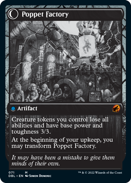 Poppet Stitcher // Poppet Factory [Innistrad: Double Feature] - Evolution TCG