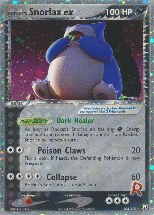 Rocket's Snorlax ex (104/109) [EX: Team Rocket Returns] - Evolution TCG