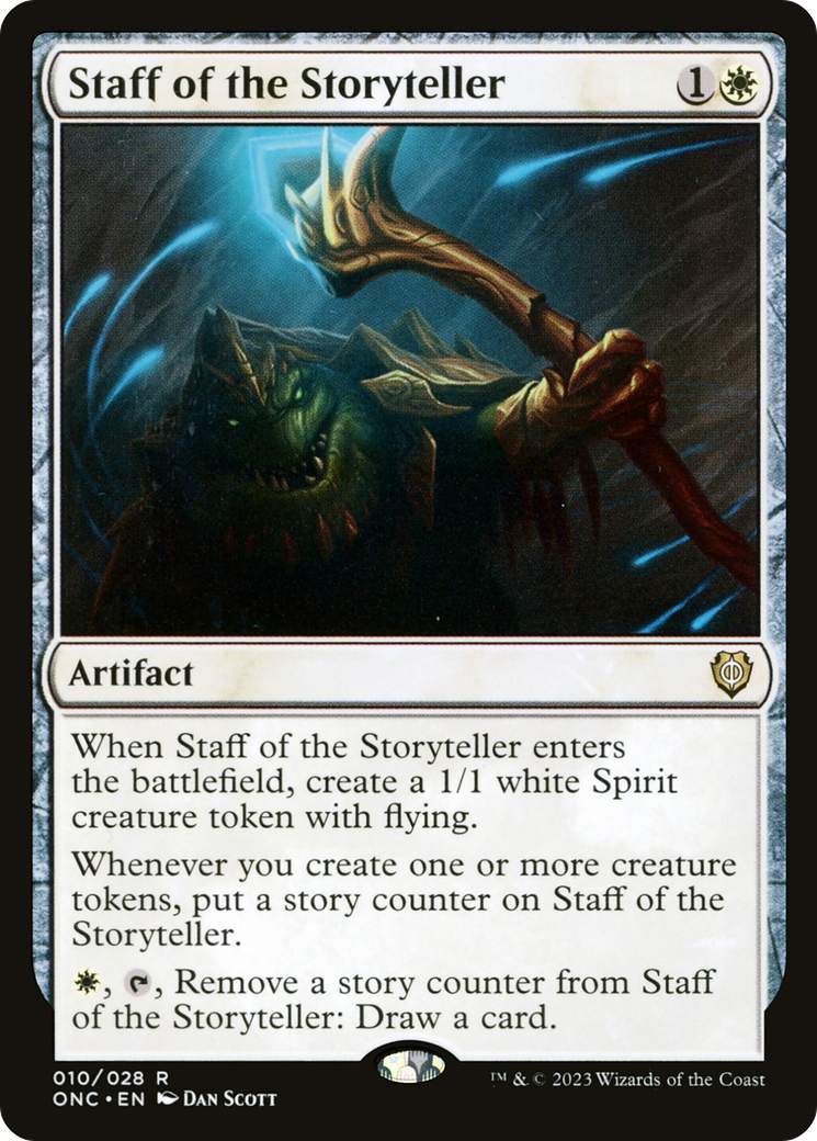 Staff of the Storyteller [Phyrexia: All Will Be One Commander] - Evolution TCG