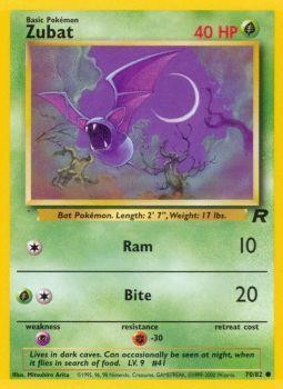 Zubat (70/82) [Team Rocket Unlimited] - Evolution TCG