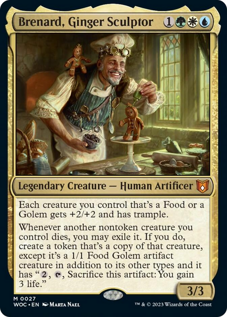 Brenard, Ginger Sculptor [Wilds of Eldraine Commander] - Evolution TCG