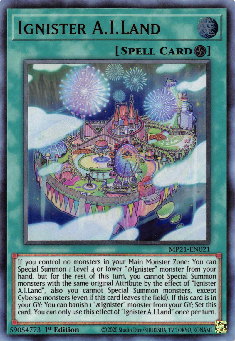 Ignister A.I.Land [MP21-EN021] Ultra Rare - Evolution TCG