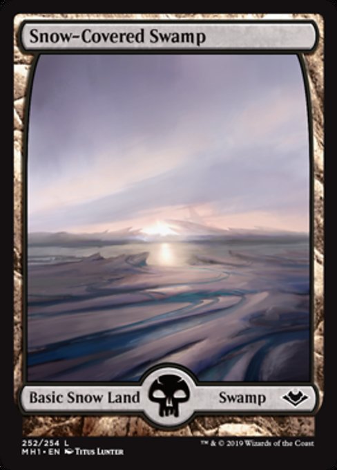 Snow-Covered Swamp [Modern Horizons] - Evolution TCG