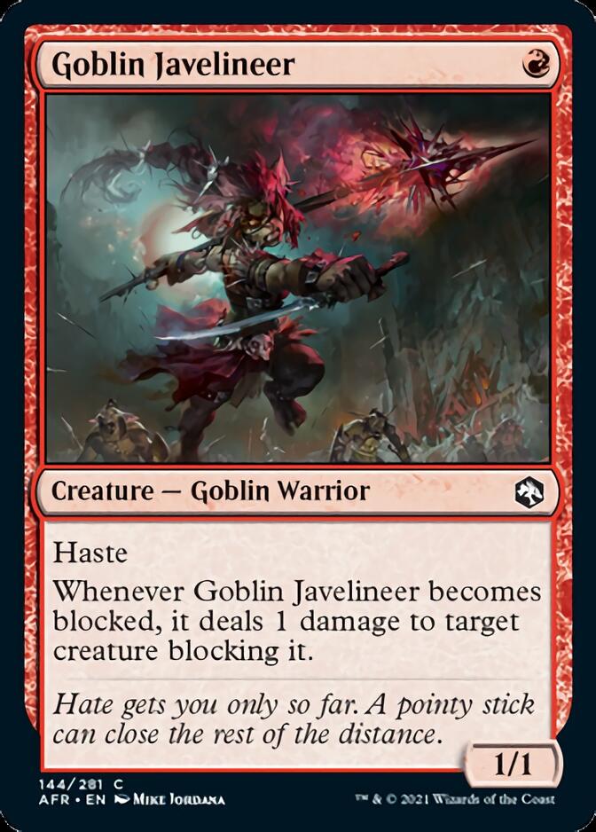 Goblin Javelineer [Dungeons & Dragons: Adventures in the Forgotten Realms] - Evolution TCG