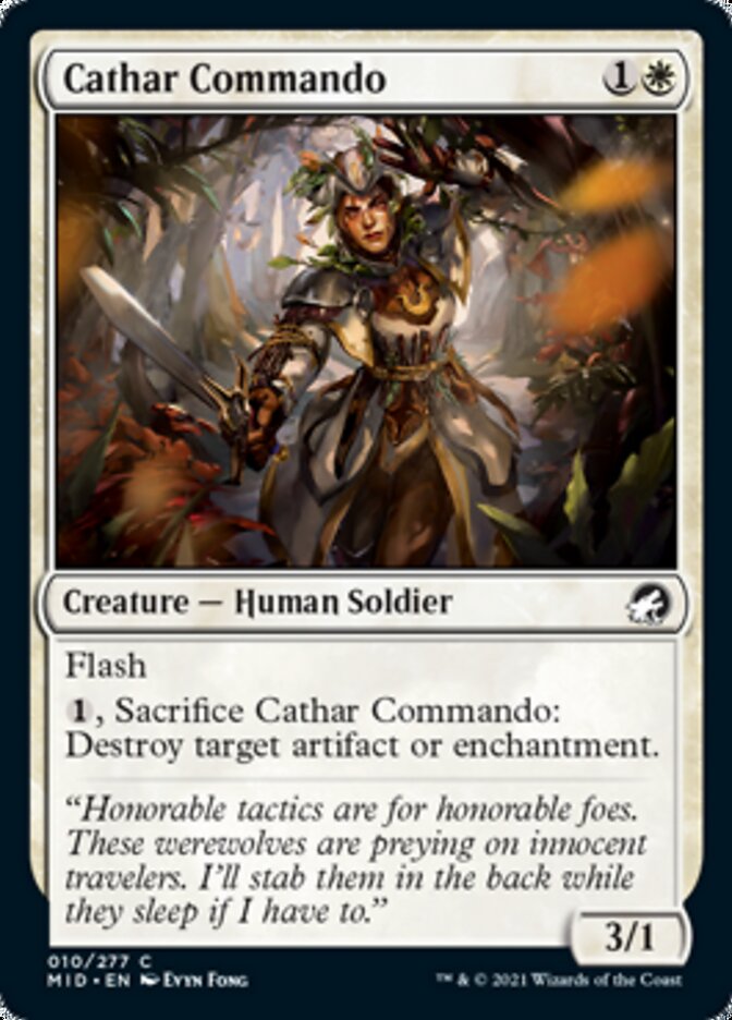 Cathar Commando [Innistrad: Midnight Hunt] - Evolution TCG