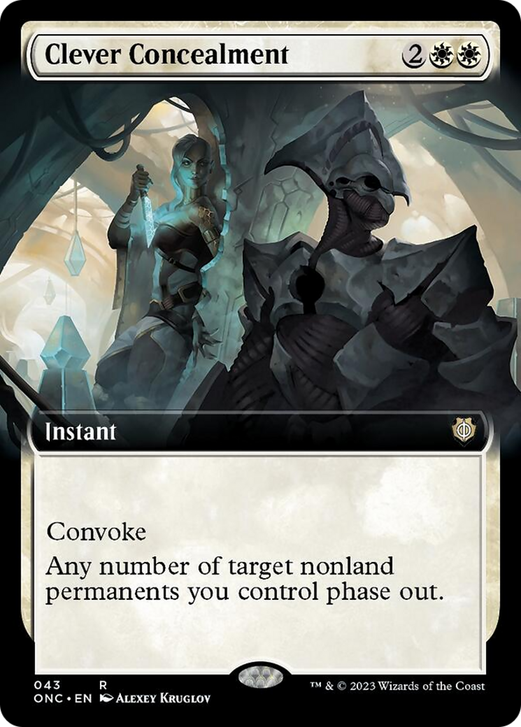 Clever Concealment (Extended Art) [Phyrexia: All Will Be One Commander] - Evolution TCG