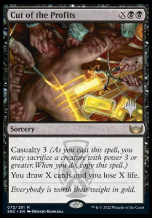 Cut of the Profits (Promo Pack) [Streets of New Capenna Promos] - Evolution TCG