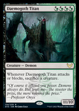 Daemogoth Titan [Strixhaven: School of Mages] - Evolution TCG