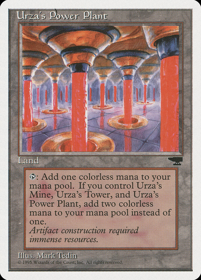 Urza's Power Plant (Red Columns) [Chronicles] - Evolution TCG