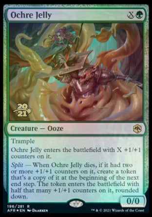 Ochre Jelly [Dungeons & Dragons: Adventures in the Forgotten Realms Prerelease Promos] - Evolution TCG