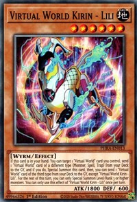 Virtual World Kirin - Lili [PHRA-EN013] Common - Evolution TCG