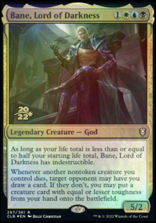 Bane, Lord of Darkness [Commander Legends: Battle for Baldur's Gate Prerelease Promos] - Evolution TCG