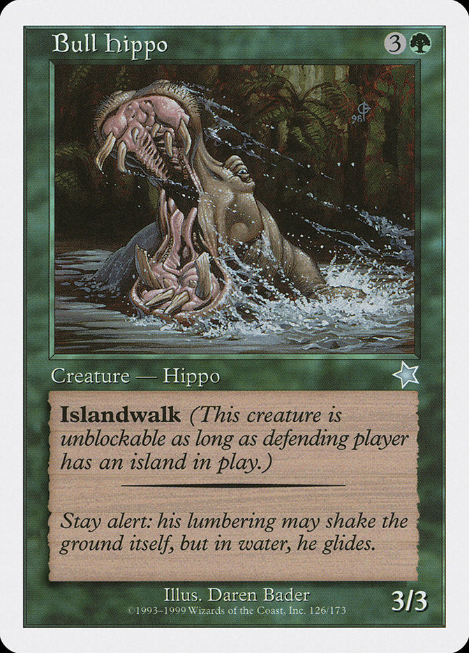 Bull Hippo [Starter 1999] - Evolution TCG