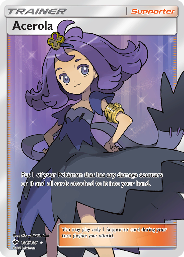 Acerola (142/147) [Sun & Moon: Burning Shadows] - Evolution TCG