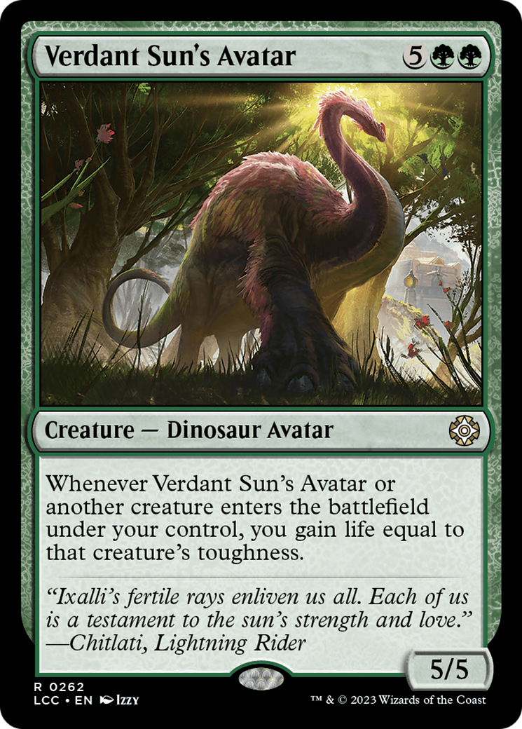 Verdant Sun's Avatar [The Lost Caverns of Ixalan Commander] - Evolution TCG