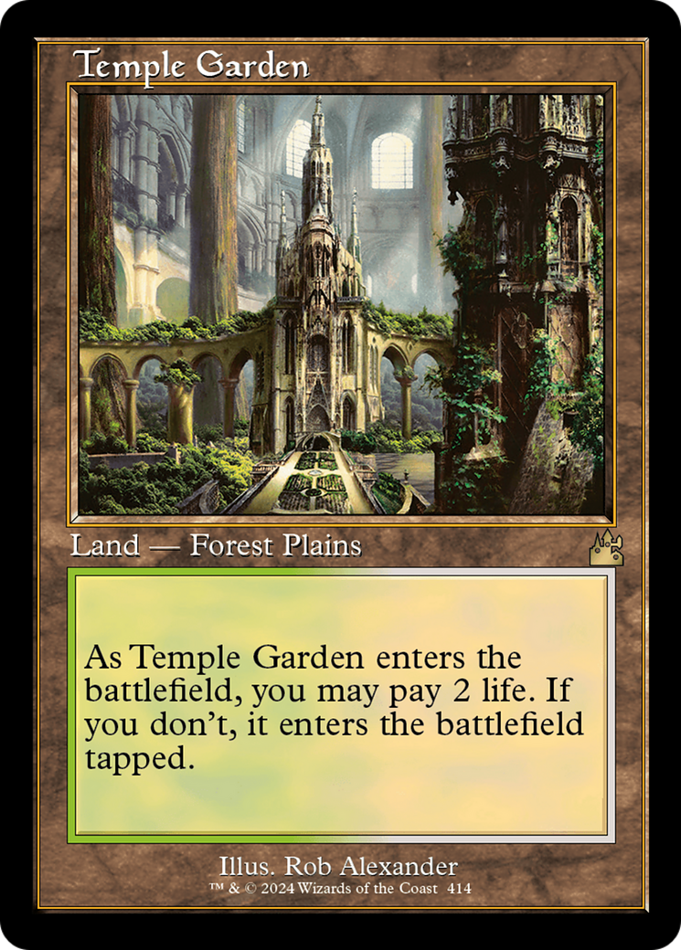 Temple Garden (Retro) [Ravnica Remastered] - Evolution TCG