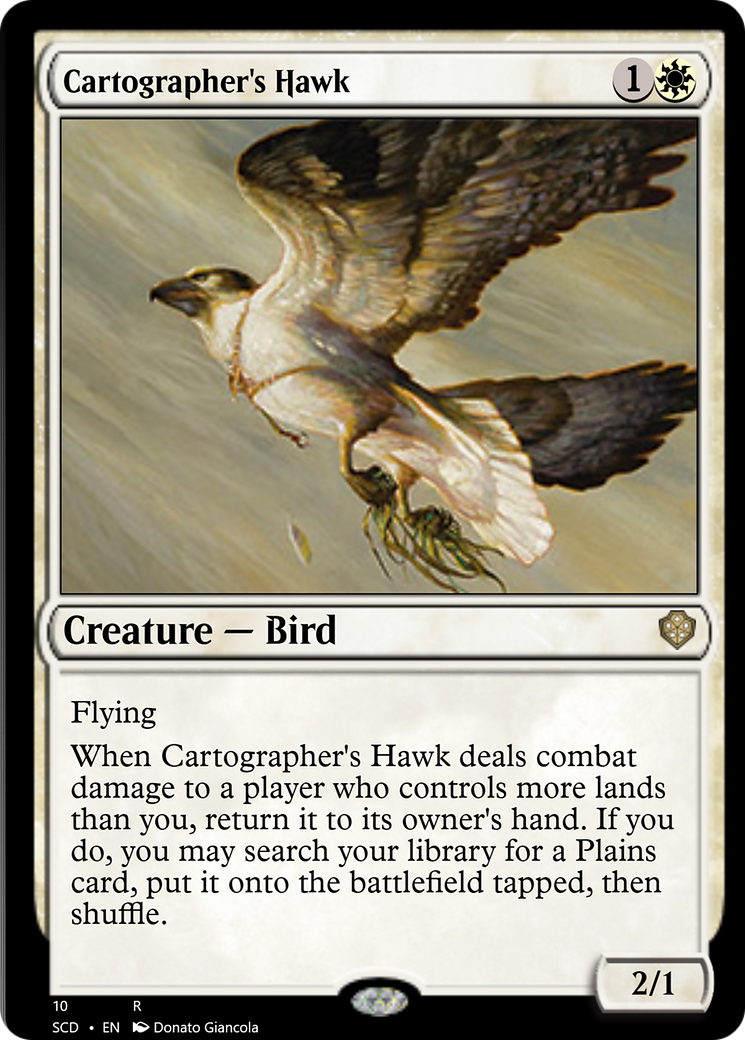 Cartographer's Hawk [Starter Commander Decks] - Evolution TCG