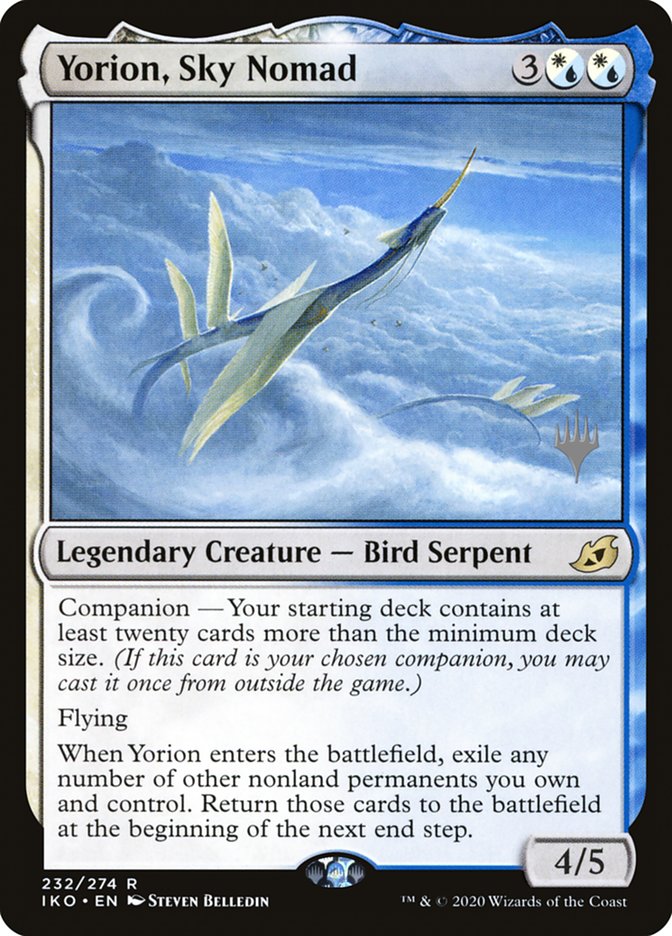 Yorion, Sky Nomad (Promo Pack) [Ikoria: Lair of Behemoths Promos] - Evolution TCG