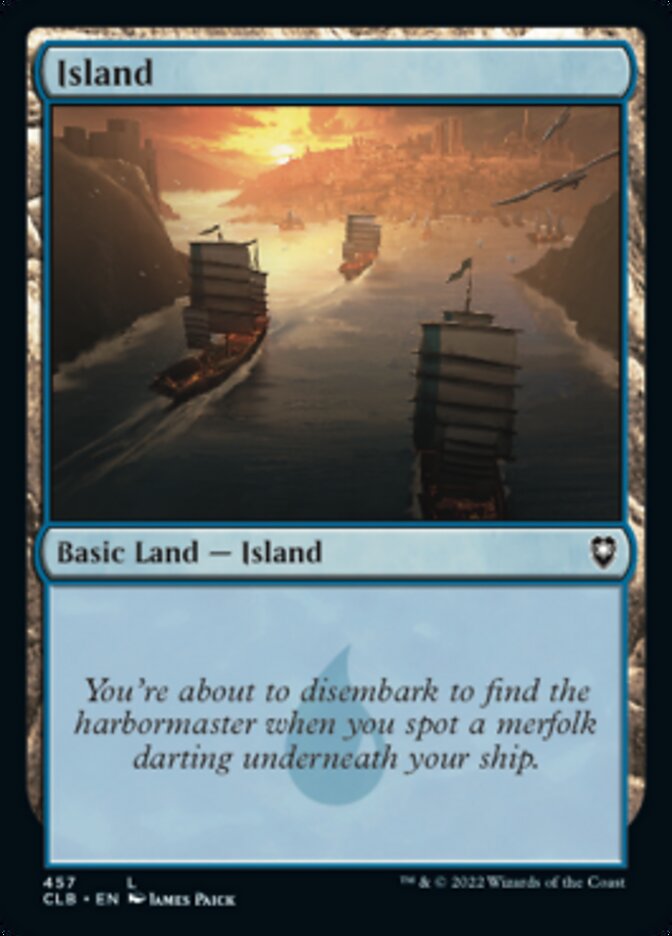 Island (457) [Commander Legends: Battle for Baldur's Gate] - Evolution TCG